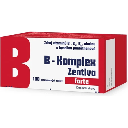 B-Komplex Zentiva forte 100 tbl 1×100 tbl, vitamine B