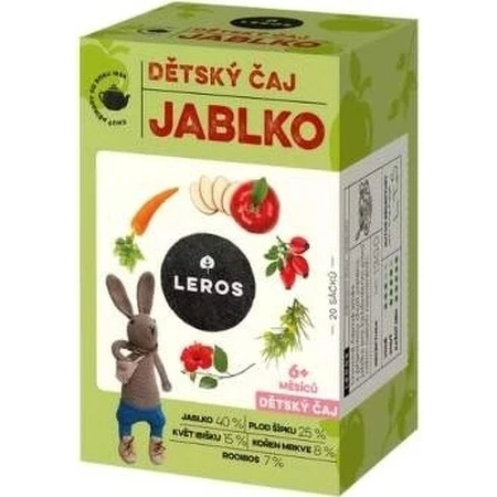 LEROS Kinderthee - appel 20×2 g, thee