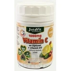JutaVit Vitamine C 1000 mg met rozenbottel + vitamine D3 1×100 tbl, Vitamine C 1000 mg met rozenbottel + vitamine D3