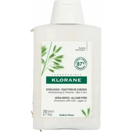 KLORANE SHAMPOOING all'Avena 1×200 ml, shampoo