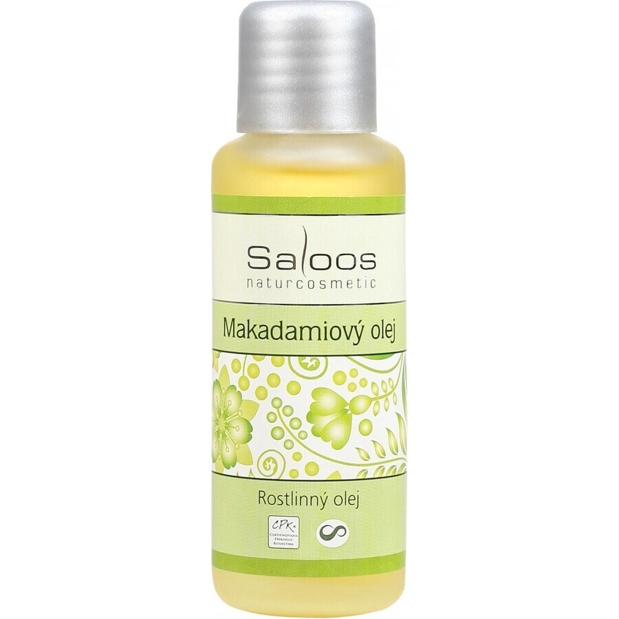 Saloos Ulei vegetal macadamia 1×50 ml, ulei de piele