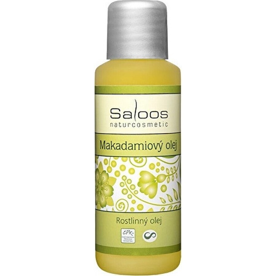 Saloos Ulei vegetal macadamia 1×50 ml, ulei de piele