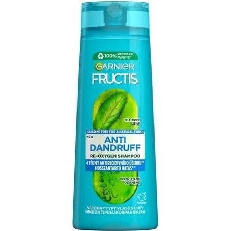 Garnier Fructis Antidandruff Cleansing Shampoo für alle Haartypen mit Schuppen 1×250 ml, Shampoo