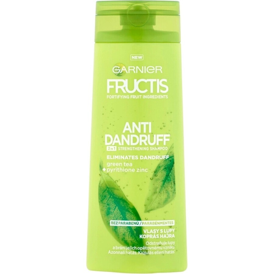 Garnier Fructis Antidandruff Cleansing Shampoo für alle Haartypen mit Schuppen 1×250 ml, Shampoo