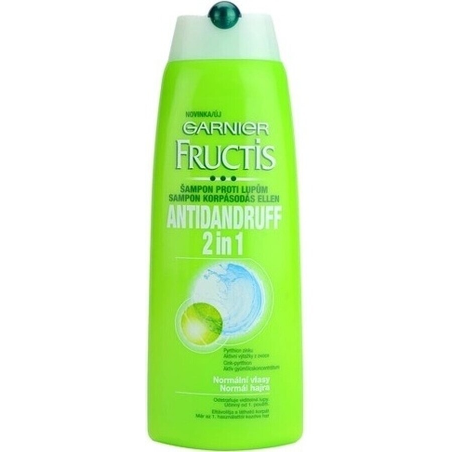 Garnier Fructis Antidandruff Cleansing Shampoo für alle Haartypen mit Schuppen 1×250 ml, Shampoo