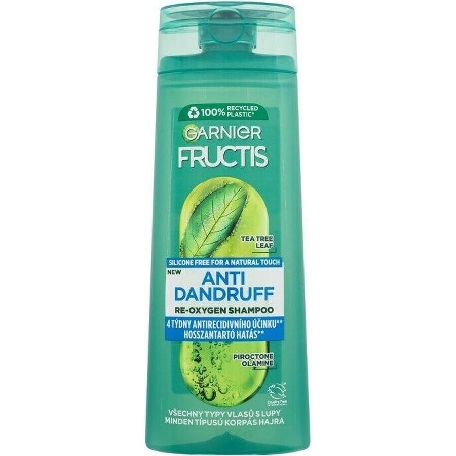 Garnier Fructis Antidandruff Cleansing Shampoo für alle Haartypen mit Schuppen 1×250 ml, Shampoo