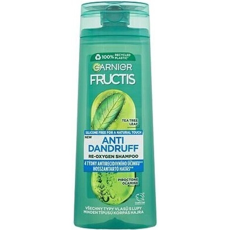 Garnier Fructis Antidandruff Cleansing Shampoo für alle Haartypen mit Schuppen 1×250 ml, Shampoo