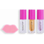 Revolution, Kiss & Go Glaze Lip Care Geschenkset 1×1 set, geschenkset