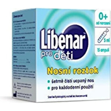 Libenar Solution saline multifonctionnelle 15×5 ml, solution isotonique