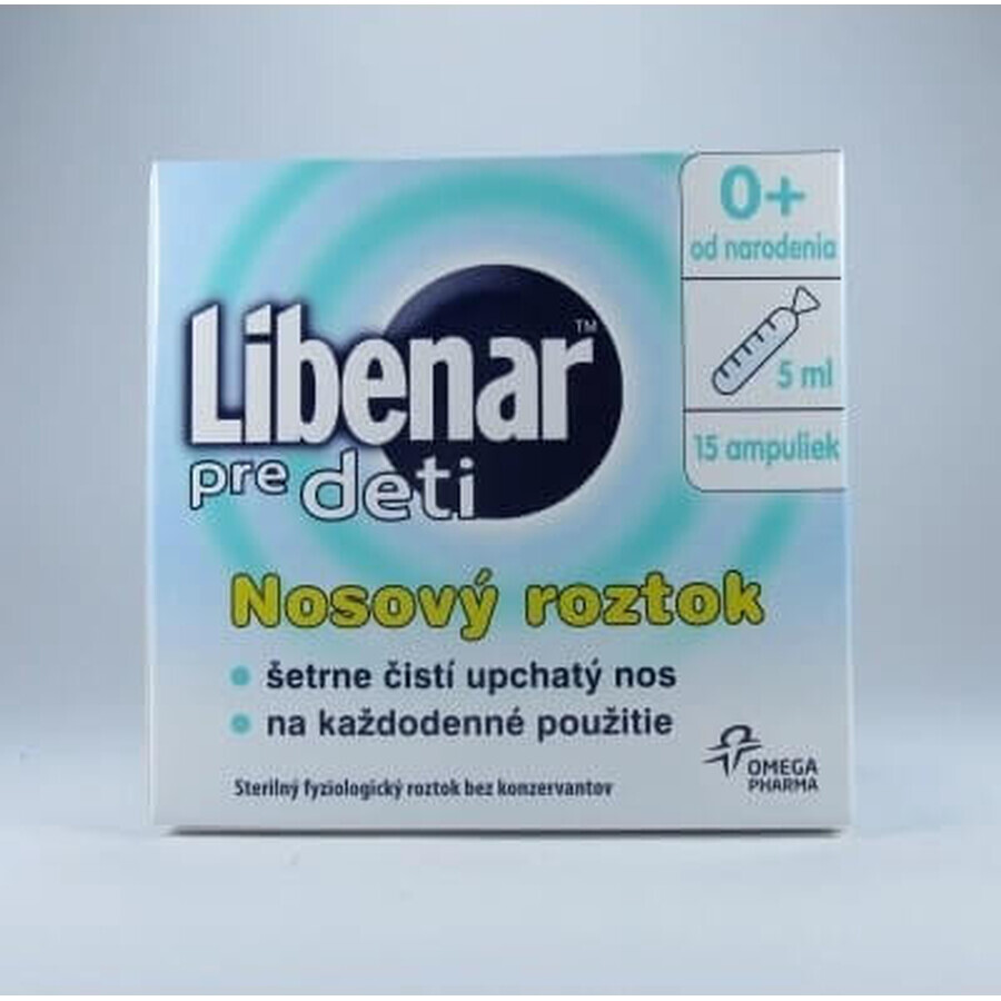 Libenar Multifunktionelle Kochsalzlösung 15×5 ml, isotonische Lösung