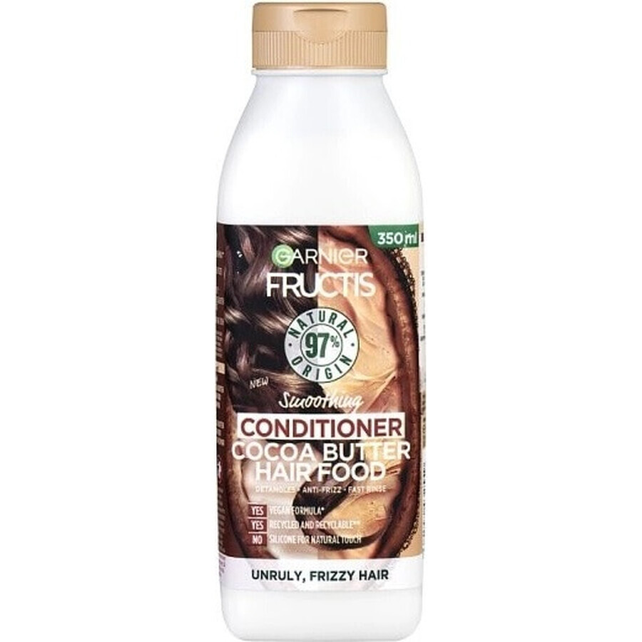 Garnier Fructis Hair Food Conditionneur lissant au beurre de cacao 1×350 ml, conditionneur