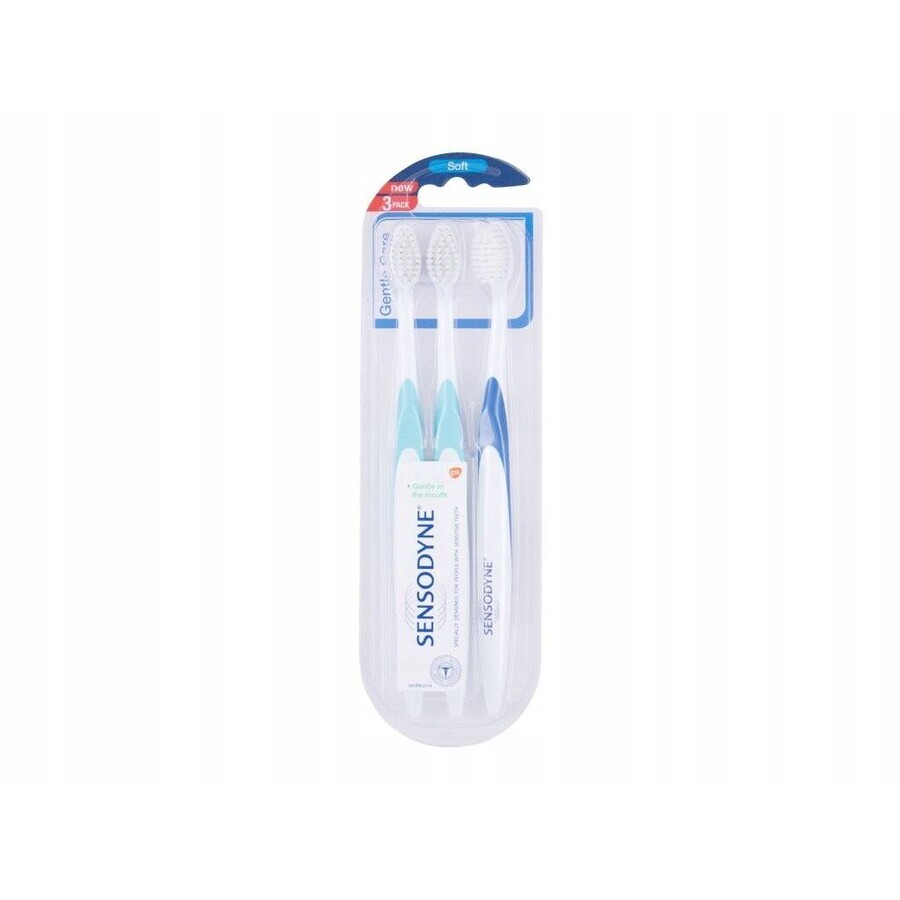 SENSODYNE Gentle Care Soft - Triopack 1×3 stuks, tandenborstel