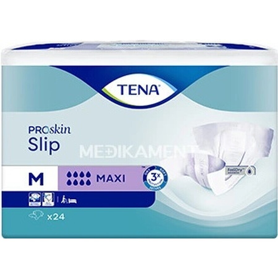 TENA Maxi Brief M 1×24 pcs, diaper briefs