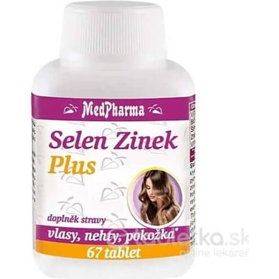 MedPharma Selenium Zinc Plus 1×67 tbl, supliment alimentar