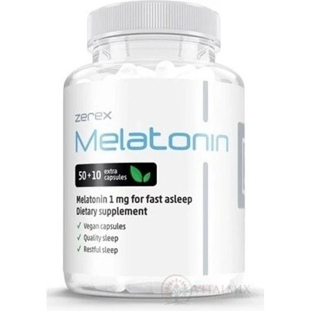 Zerex Melatonin 1 mg 1×60cps