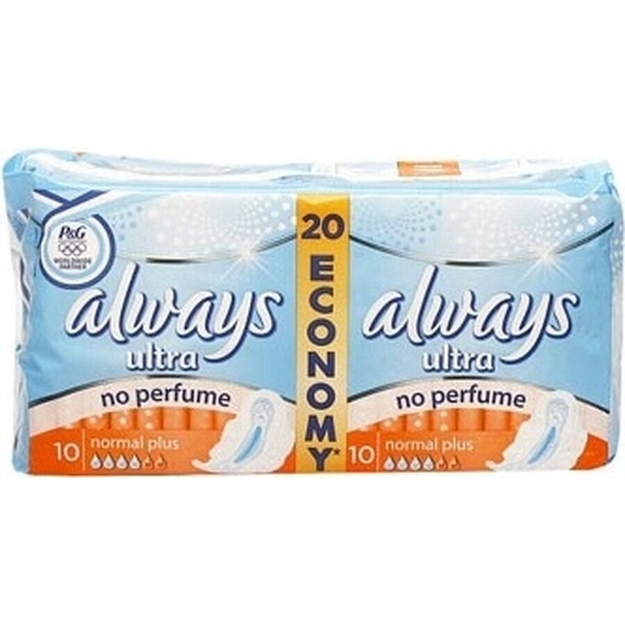 Always Ultra Duo 20 pcs Normal Plus 1×20 pcs, menstrual pads