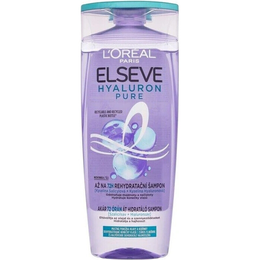 L'Oréal Paris Elseve Elseve Hyaluron Pure Shampoo, 250 ml 1×250 ml, shampoo