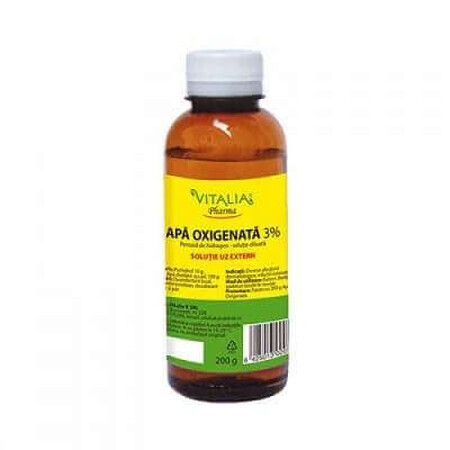 Apa oxigenata 3%, 200 g, Vitalia