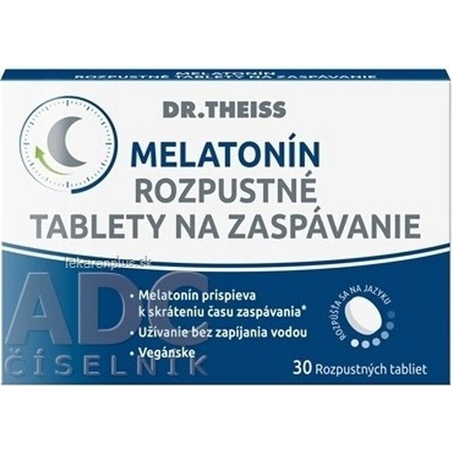 DR.THEISS Melatonina Compresse per dormire 1×30 tbl, Compresse per dormire