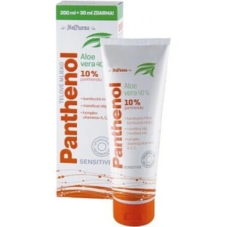 MedPharma PANTHENOL 10% BODY LOTION 1×200+30 ml, crema corpo