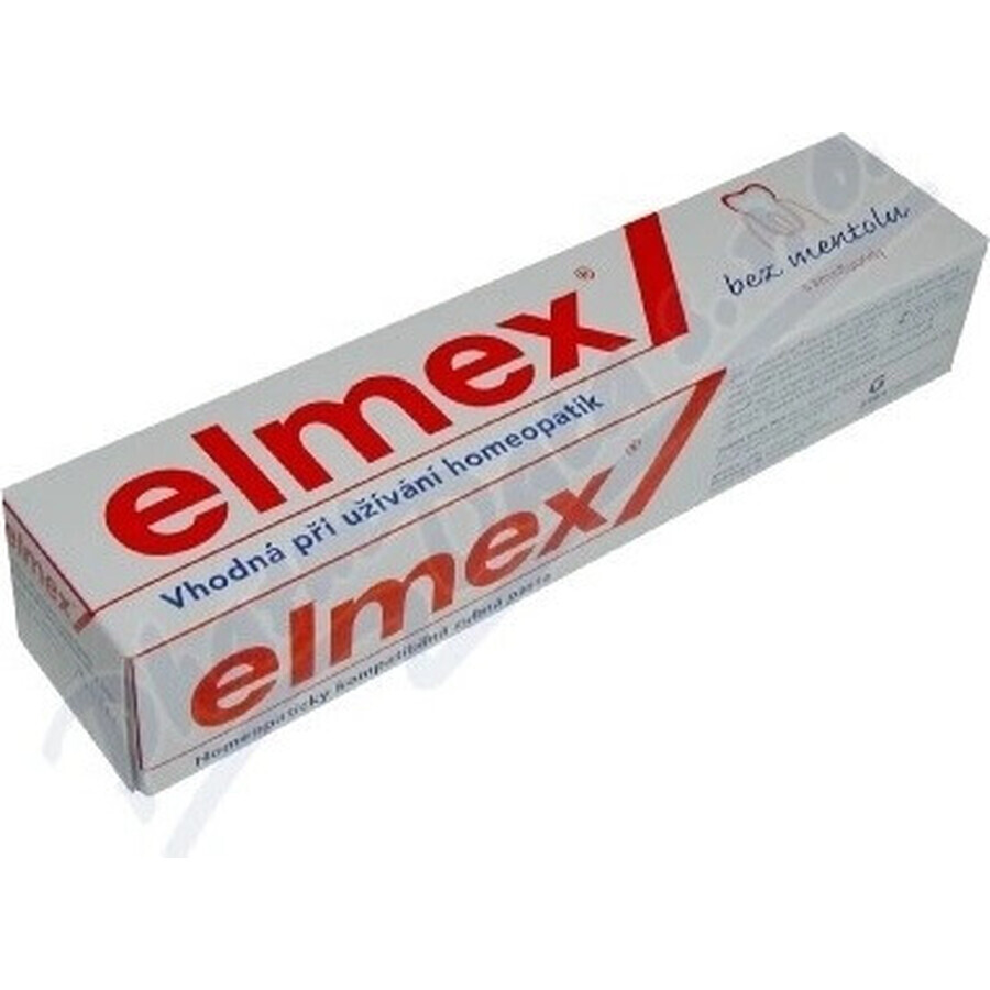 ELMEX MENTHOL-VRIJ TOOTH PASTE 1×75 ml, zonder menthol