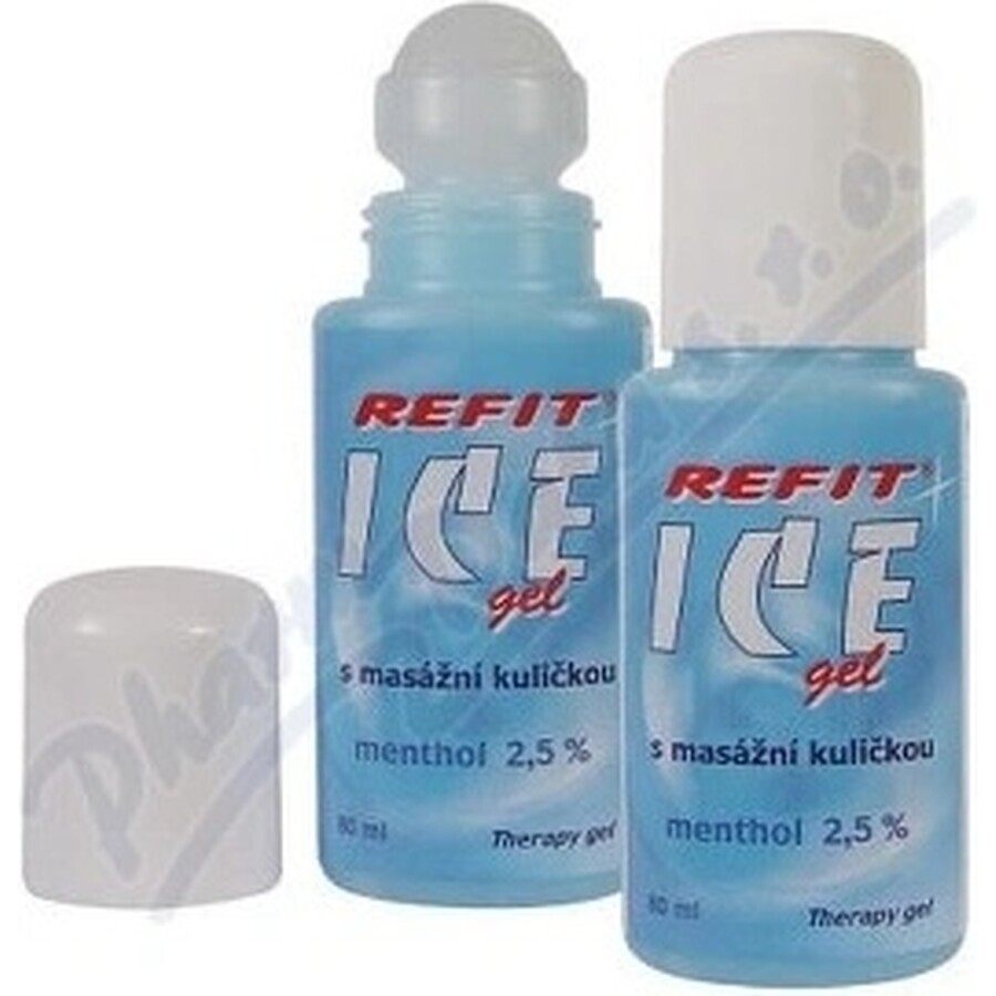 REFIT ICE GEL MENTHOL roller 1×80 ml, gel