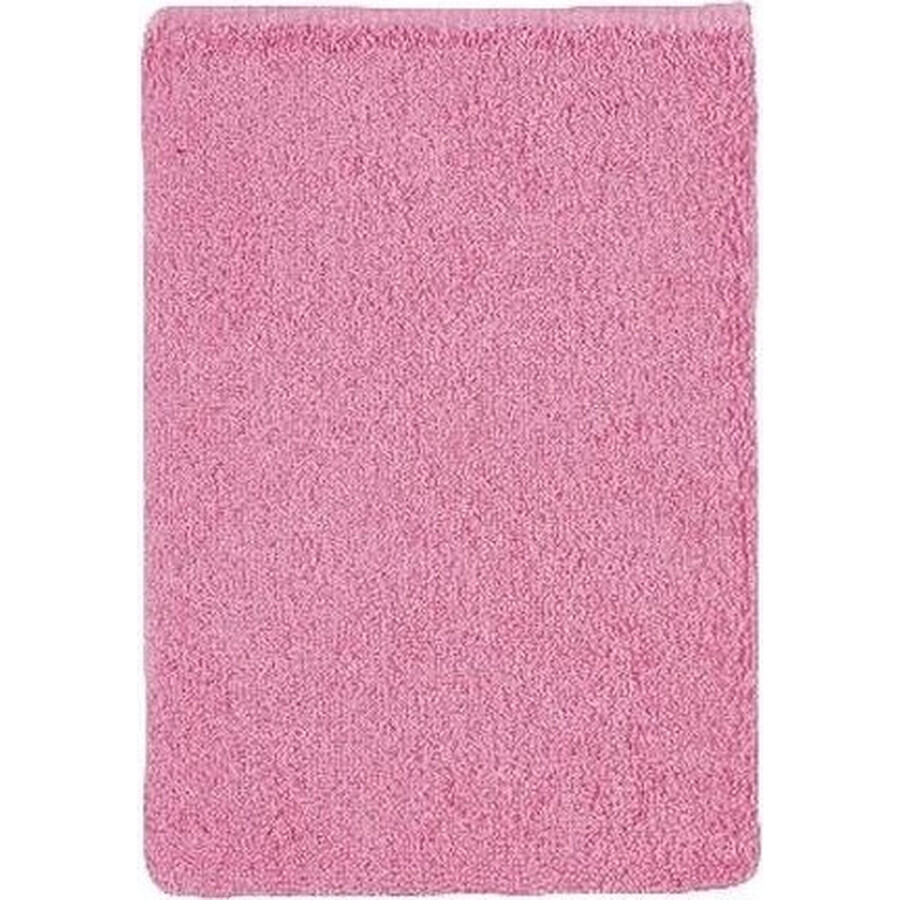 Badstof roze washandje 1×1 stuk, washandje