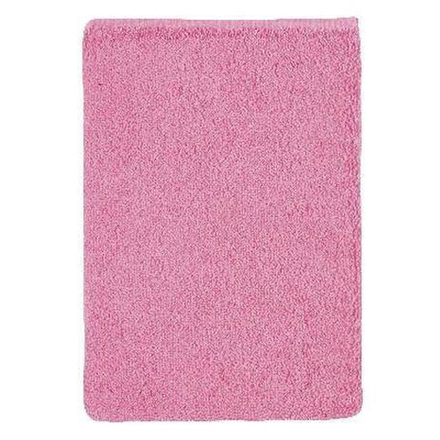 Badstof roze washandje 1×1 stuk, washandje