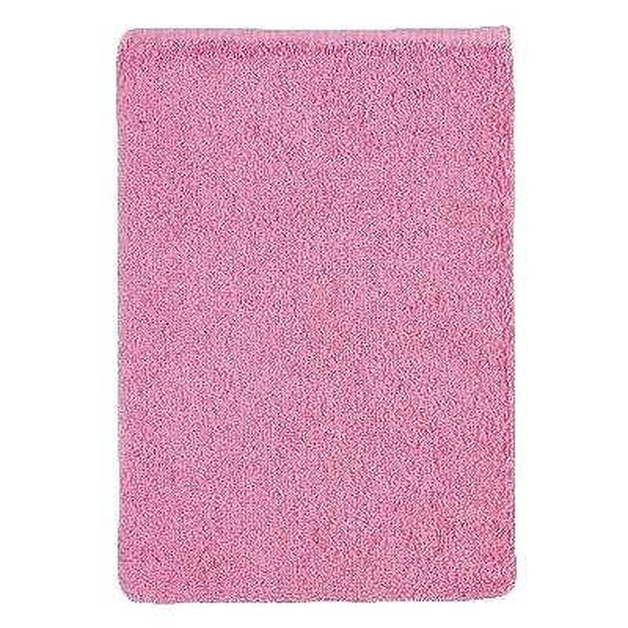 Badstof roze washandje 1×1 stuk, washandje