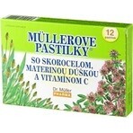 MÜLLER LOZENGES WITH SKOR. MAT. DAUGHTER AND VIT. C 1×12 pcs, for cough