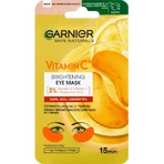 Garnier Skin Naturals rozjaśniająca maseczka pod oczy z witaminą C 1×5 g, maseczka pod oczy: ceny i cechy