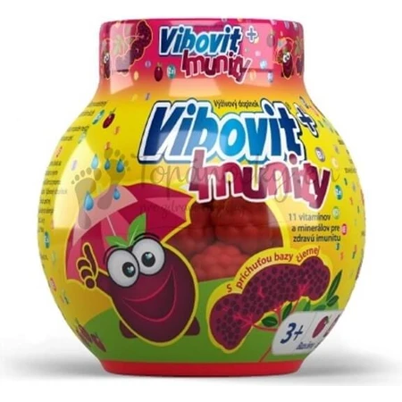 Vibovit + Inmunidad 50 1×50 unidades, gelatina con sabor a saúco negro