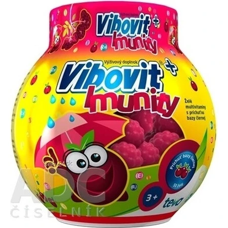 Vibovit + Inmunidad 50 1×50 unidades, gelatina con sabor a saúco negro