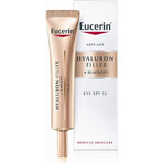 Eucerin HYALURON-FILLER+ELASTICITY Eye Cream 1×15 ml, SPF 15