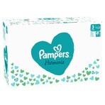 PAMPERS HARMONIE BABY LUIEREN V.3 6-10KG 186KS 1×186 stuks, luiers maat 3