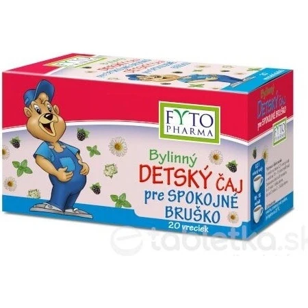 Ceai pentru copii FYTO PENTRU UN COPIL CALM 20×1 g, ceai