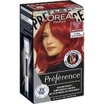 L'Oréal Paris Préférence Vivid Colors coloración permanente 1×1, Montmartre - Rojo Brillante, 60+90+54 ml