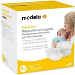 Medela Super Wegwerpborstkompressen - 30 stuks 1×30 stuks, wegwerpborstkompressen