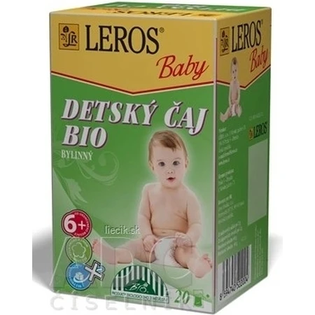 LEROS BIO CHILDREN'S HERBAL TEA+ 20×2 g, ceai de plante pentru copii