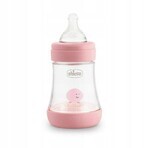 CHICCO Perfect 5 siliconen zuigfles, 150 ml meisje 1×1 fles