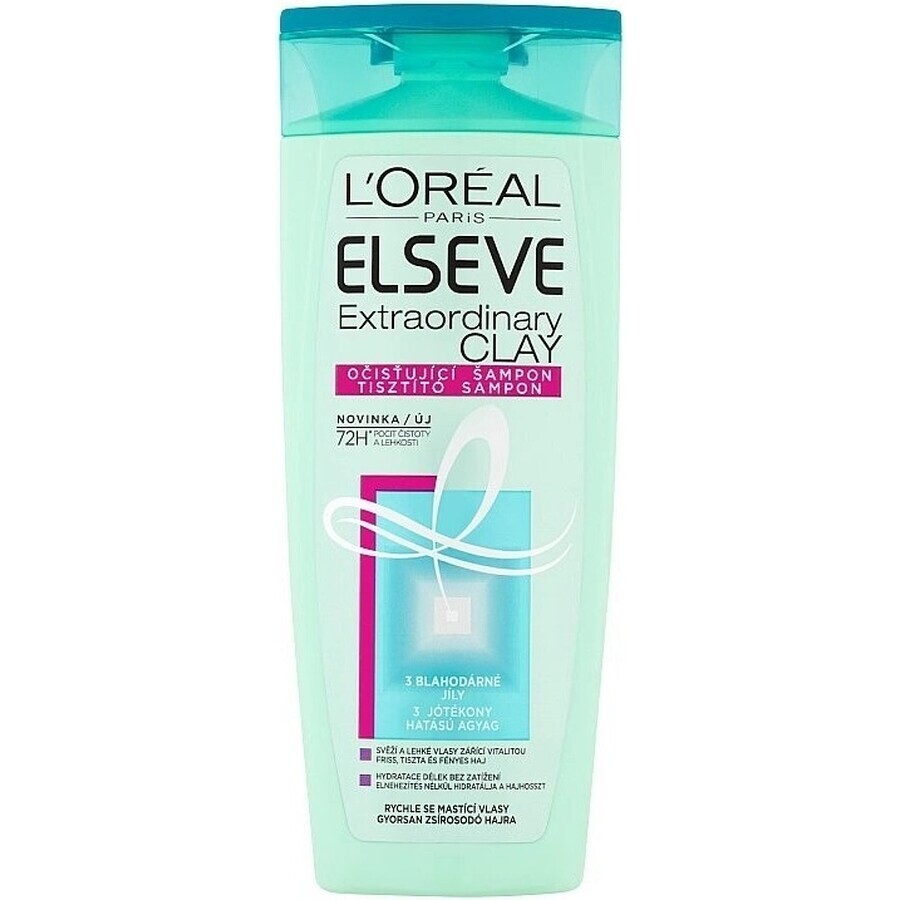 ELSÉVE Extraordinary Clay 1×250 ml, shampoo