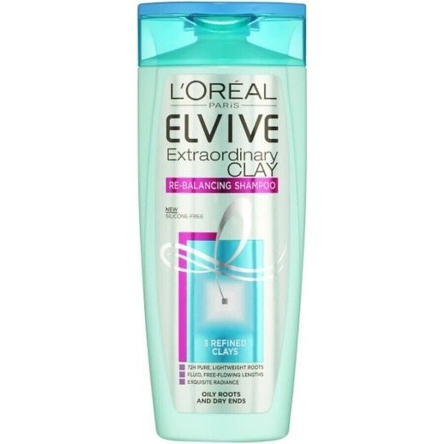 ELSÉVE Extraordinary Clay 1×250 ml, shampoo