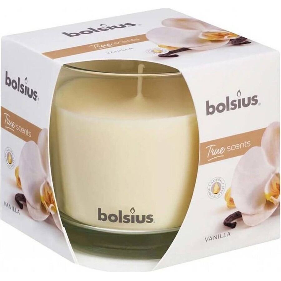 Bolsius Aromatic 2.0 Botella 95x95mm Botella 95x95mm Vainilla, vela perfumada 1×1 ud, vela perfumada