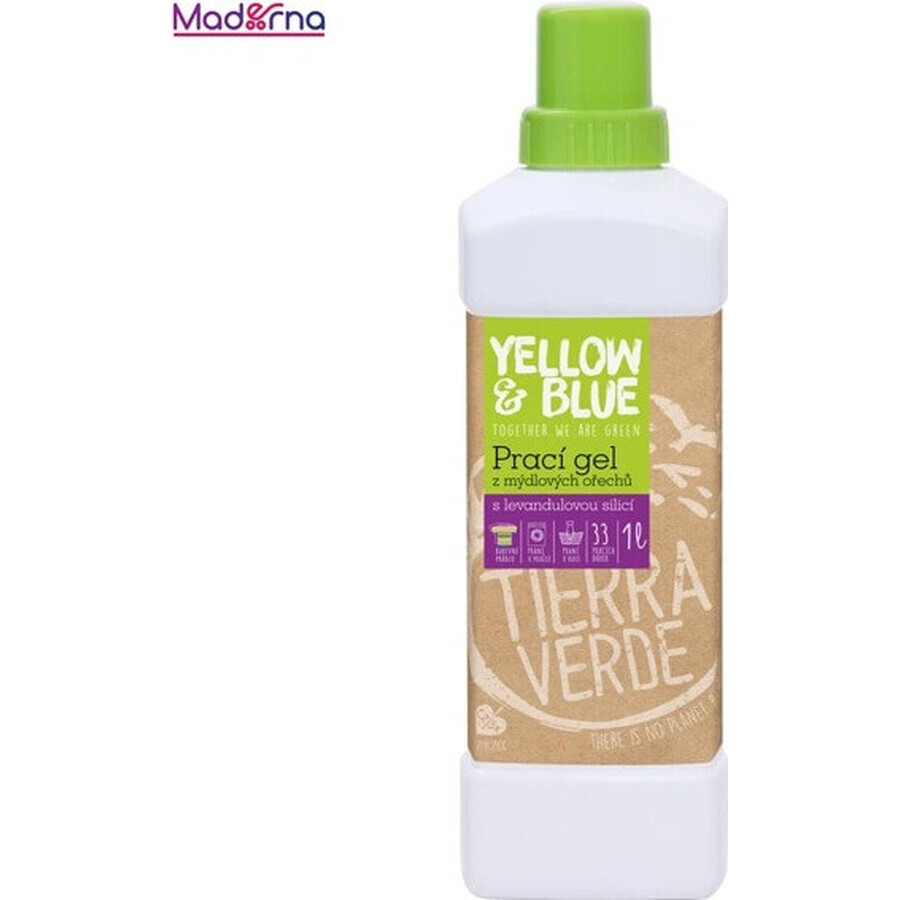 Tierra Verde Laundry Gel Lavender Lavender 1×1000 ml, laundry gel