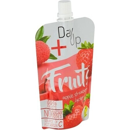 DayUp Fruit Aardbei PO 1×100 g, fruitcapsule