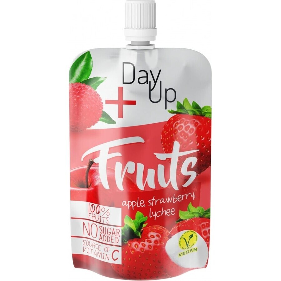 DayUp Fruit Aardbei PO 1×100 g, fruitcapsule