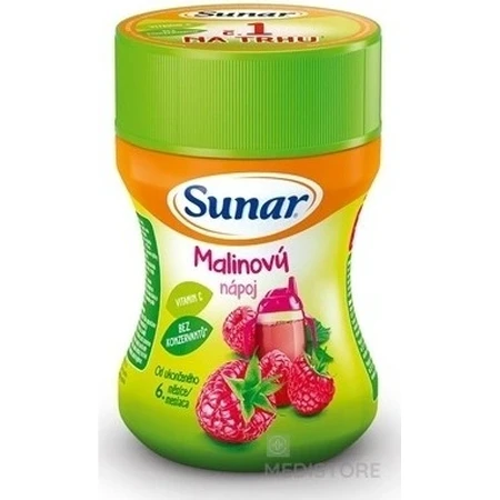 Sunar bebida disoluble de frambuesa 1×200 g