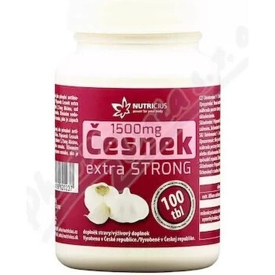 NUTRICIUS Extra Knoblauch STRONG 1×100 tbl