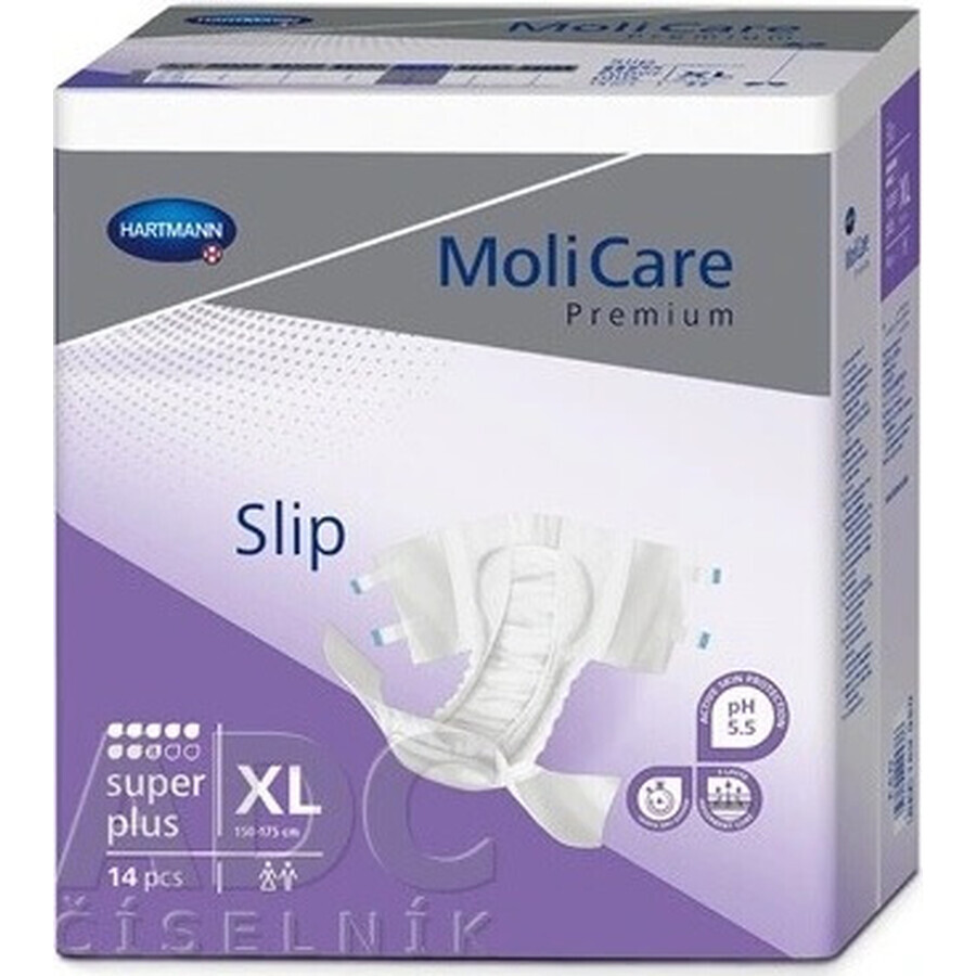 MoliCare Premium Slip Super plus 8 drops XL 1×14 pcs, incontinence briefs