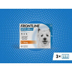 FRONTLINE spot-on for DOG S 3 x 0,67 ml 3x0,67 ml 3x0,67 ml, oplossing voor honden